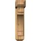 Ekena Millwork Merced Craftsman Rough Sawn Bracket w/ Offset Brace, Western Red Cedar, 6"W x 22"D x 26"H BKT0604X22X26MRC04RWR - alternate 4